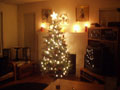 tree and mantle candles from hallway blurry.jpg